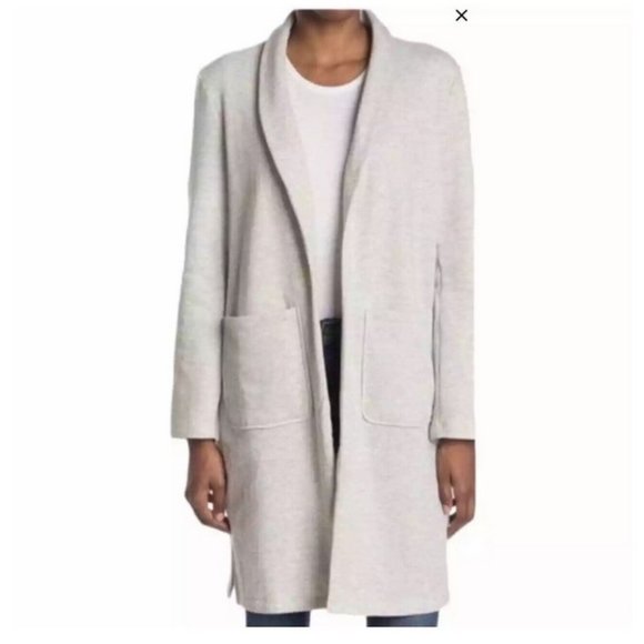 Susina Women's Open Front Long Sleeve Pocket Cardigan - Picture 1 of 6